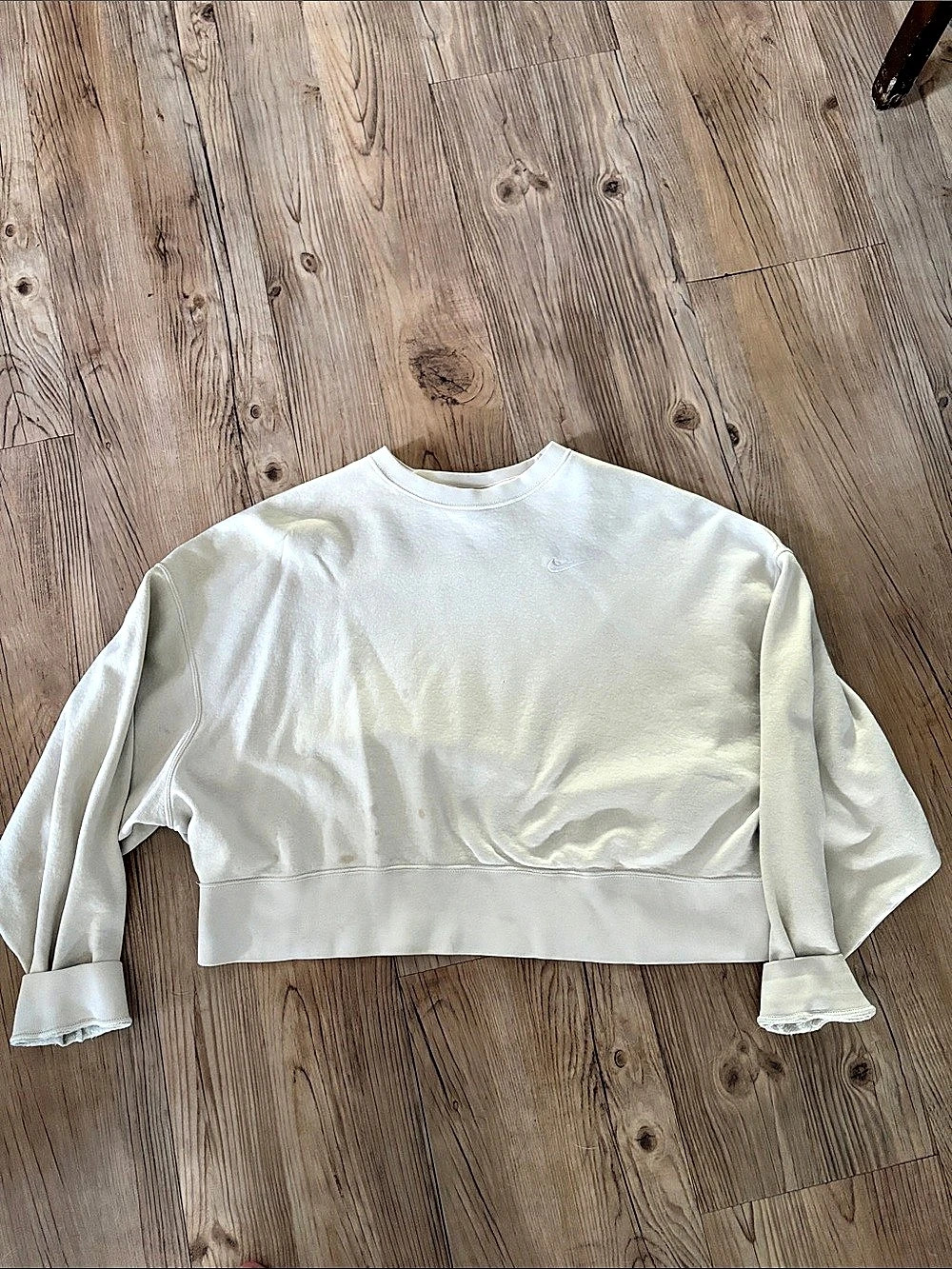 Nike Studio Fleece Medium Weight Oversized Crewneck Sweatshirt Oversized